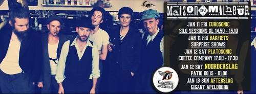 Sedate Bookings during Eurosonic Noorderslag 2013